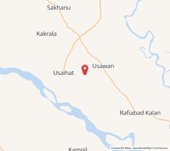 Map of Hafiz Nagla, Uttar Pradesh