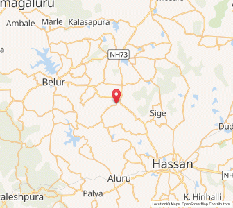 Map of Hagare, Karnataka