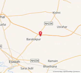 Map of Hajju ka Nagla, Uttar Pradesh
