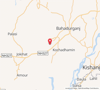 Map of Haldikhora, Bihar