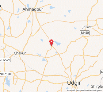 Map of Hali, Maharashtra