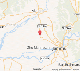 Map of Halka, Kashmir