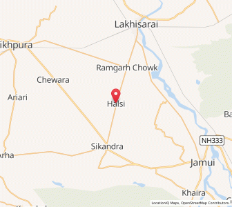Map of Halsi, Bihar