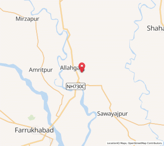 Map of Halu Nagla, Uttar Pradesh
