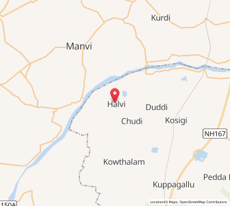 Map of Halvi, Andhra Pradesh