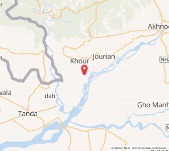 Map of Hamirpur Colony, Kashmir