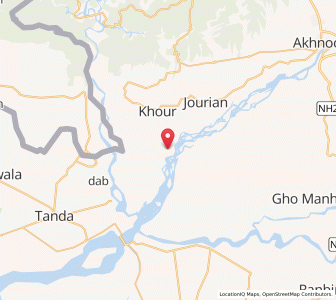 Map of Hamirpur Sidhar, Kashmir