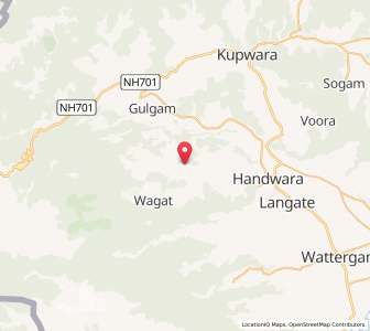 Map of Hamla, Kashmir