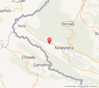 Map of Handan, Kashmir