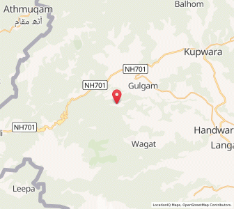 Map of Hanginkut, Kashmir