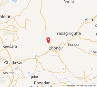 Map of Hanmapur, Andhra Pradesh