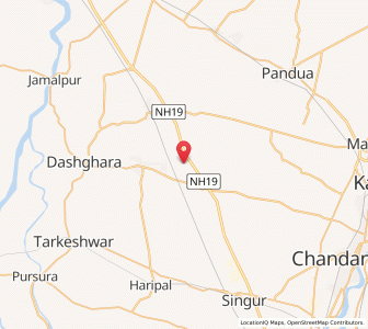 Map of Hanral, West Bengal
