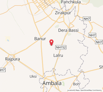 Map of Hansala, Punjab