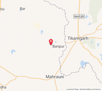 Map of Hansrau, Uttar Pradesh