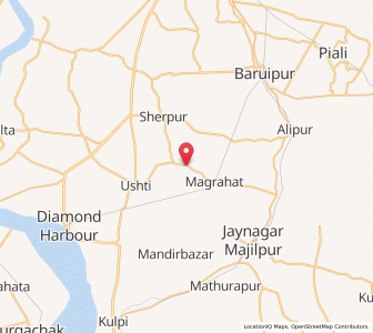 Map of Hansuri, West Bengal