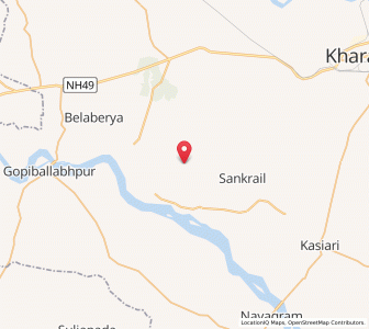 Map of Hanuman Tanenguria, West Bengal