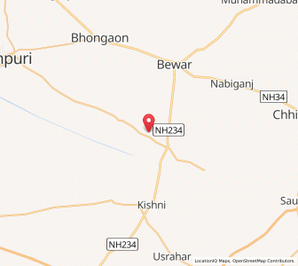 Map of Hanwantpur, Uttar Pradesh