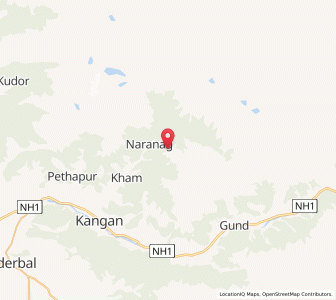 Map of Hapatsari, Kashmir