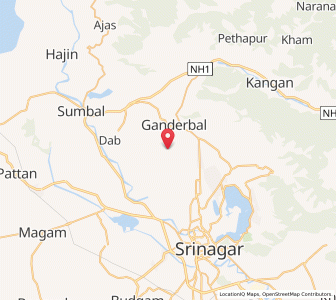 Map of Haran, Kashmir