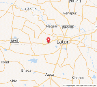 Map of Harangul, Maharashtra