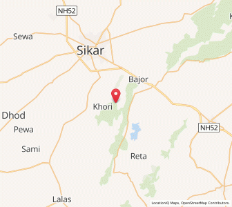 Map of Harasnath, Rajasthan