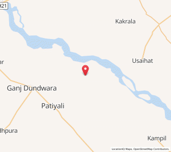Map of Haraura, Uttar Pradesh
