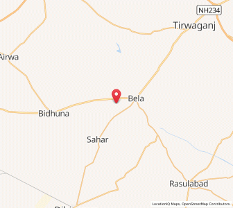 Map of Hardu, Uttar Pradesh