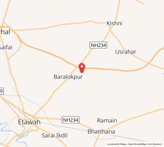 Map of Hari ka Nagla, Uttar Pradesh