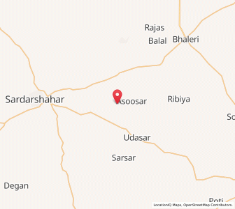 Map of Hariasar, Rajasthan