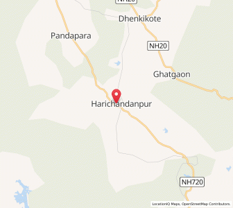 Map of Harichandanpur, Odisha