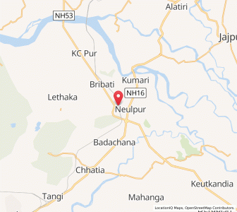 Map of Haridaspur, Odisha