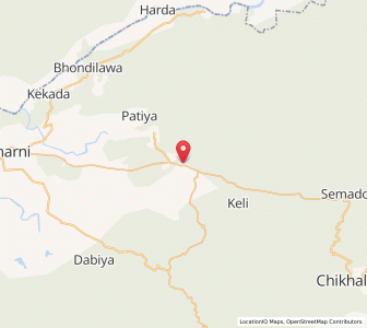 Map of Harisal, Maharashtra