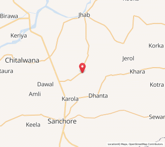 Map of Hariyali, Rajasthan