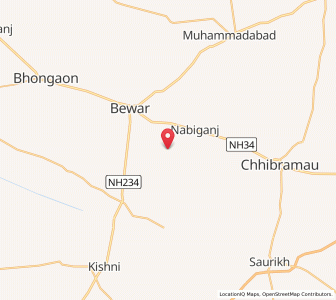 Map of Harjapur Kalan, Uttar Pradesh