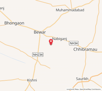 Map of Harjapur Khurd, Uttar Pradesh