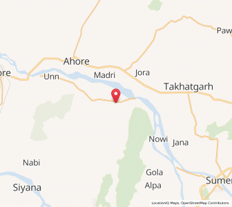 Map of Harji, Rajasthan