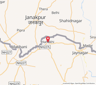 Map of Harlakhi, Bihar
