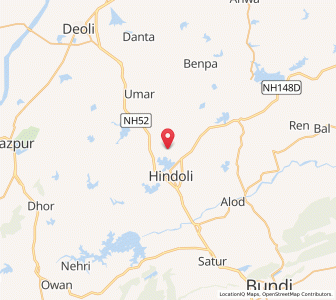 Map of Harna, Rajasthan