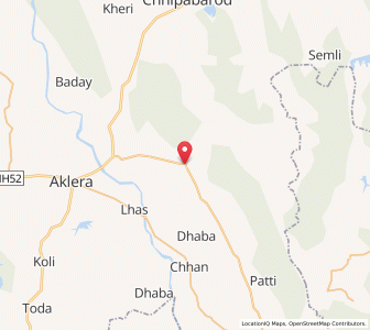 Map of Harnaoda, Rajasthan