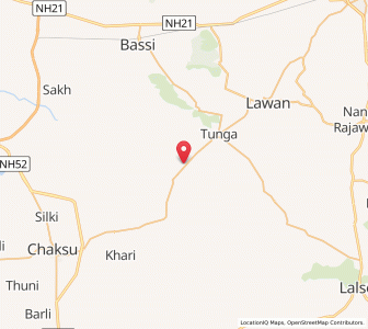 Map of Harnarainpura, Rajasthan
