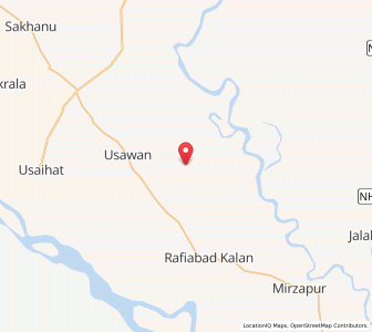 Map of Harra Nagla, Uttar Pradesh
