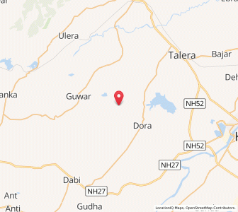 Map of Harrada, Rajasthan