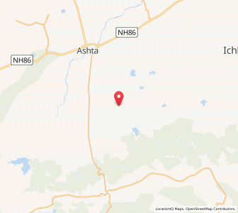 Map of Harrajkheri, Madhya Pradesh