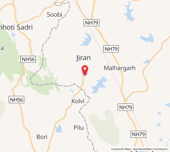 Map of Harwar, Rajasthan