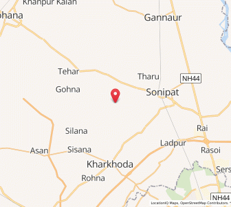Map of Hasanyarpur Tihara Kalan, Haryana