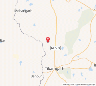 Map of Hasgora, Madhya Pradesh