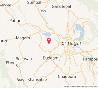 Map of Hataharan, Kashmir