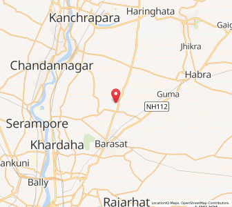 Map of Hatdanga, West Bengal