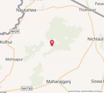 Map of Hatewa Ghat, Uttar Pradesh
