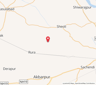 Map of Hathiyartala, Uttar Pradesh